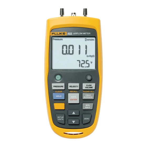 Fluke 922 Manual De Uso