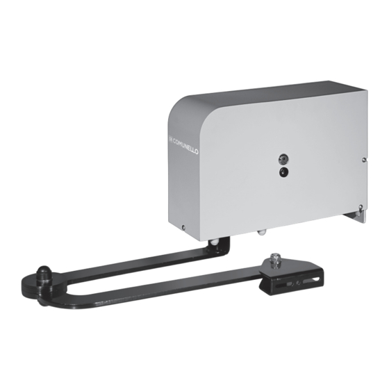Comunello Automation CONDOR 500 S Instrucciones De Uso Y De Instalacion