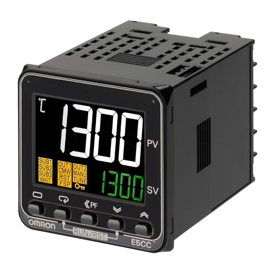 Controlador de temperatura Omron E5CC/E5EC