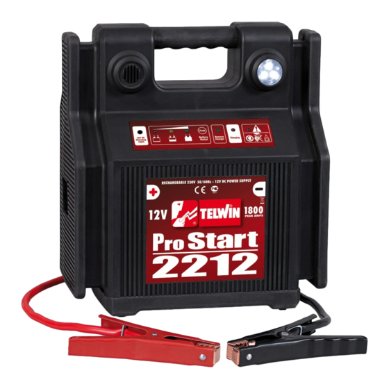 Telwin pro start 2212 Manual De Instrucciones