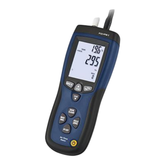PCE Instruments PCE-PFM 2 Instrucciones De Uso