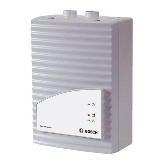Bosch FAS-420-TP1 Guia De Instalacion