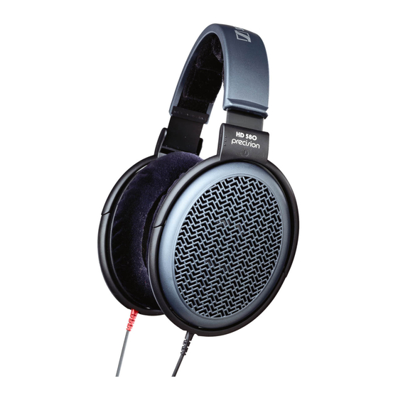 Sennheiser HD 580 Instrucciones Para El Uso