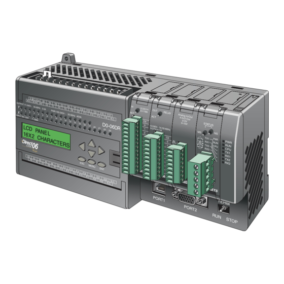 AutomationDirect PLC DL06 Serie Manual Del Usuario