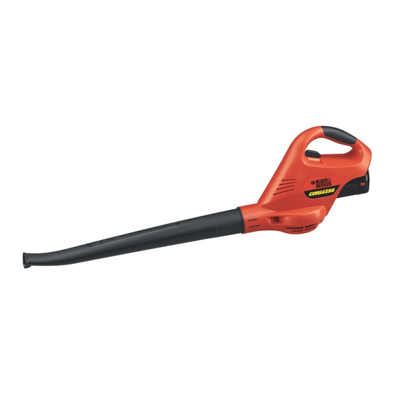 Black and Decker NS118 Manual De Instrucciones