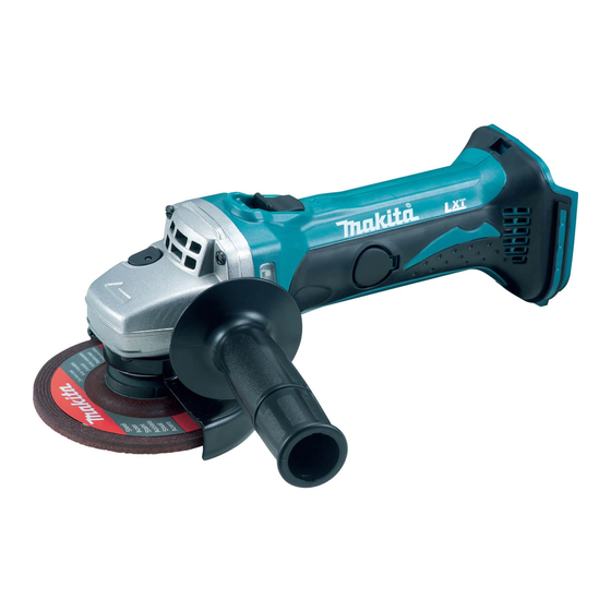 Makita DGA402 Manual De Instrucciones