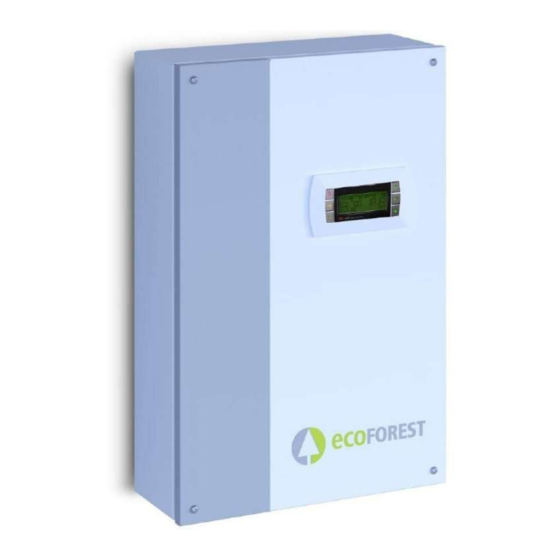 ECOFOREST ecoSMART e-source Manual Deusuario, Instalador Y Servicio Técnico