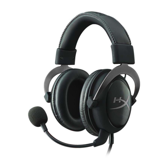 HyperX Cloud II Manual De Instrucciones