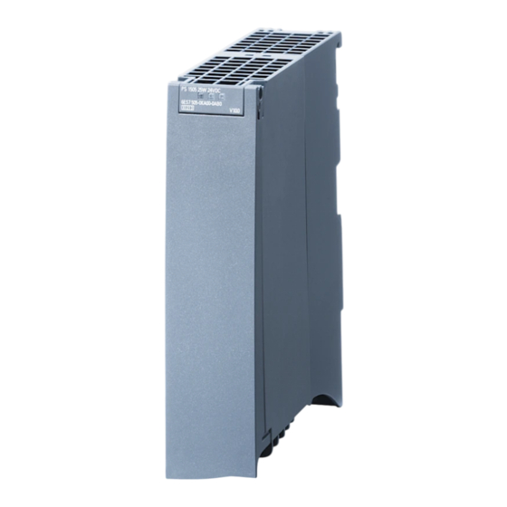 Siemens SIMATIC 6ES7505-0KA00-0AB0 Manual De Producto