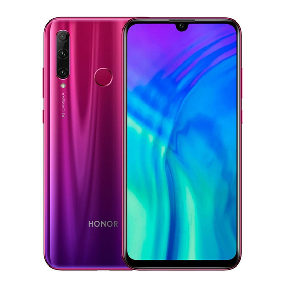 honor 20 Lite Manual Del Usuario