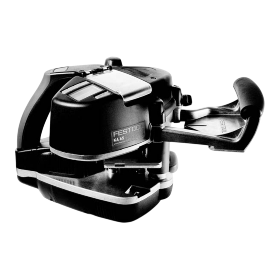 Festool KA 65 Manual De Instrucciones