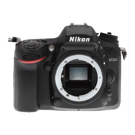 Nikon D7200 Manual Del Usuario