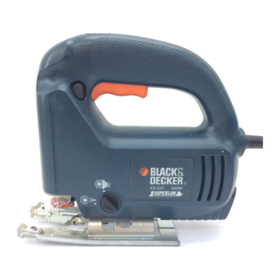 Black and Decker KS629 Manuales