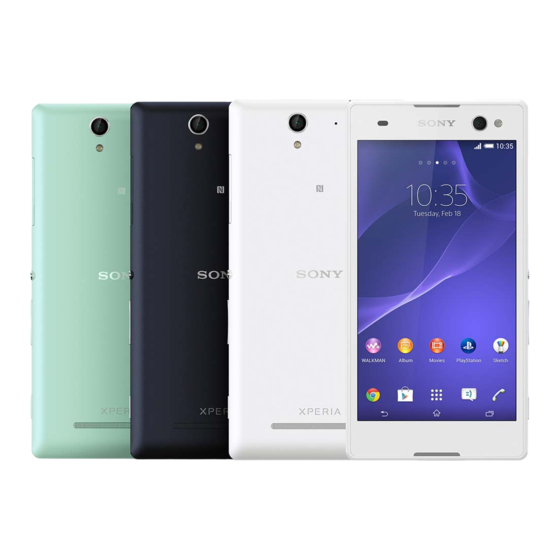 Sony Xperia C3 D2533 Manuales