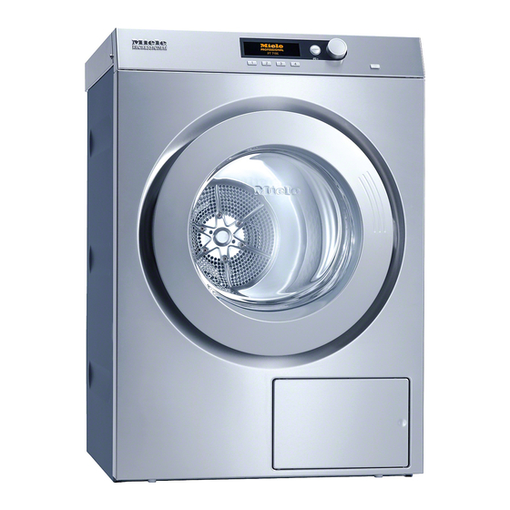 Miele professional PT 7186 Vario Instrucciones De Manejo