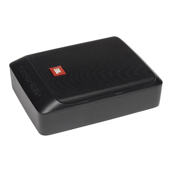 Harman JBL Basspro Nano Manual Del Propietário