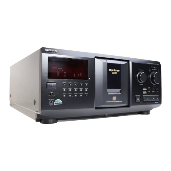 Sony CDP-CX355 Manual De Instrucciones