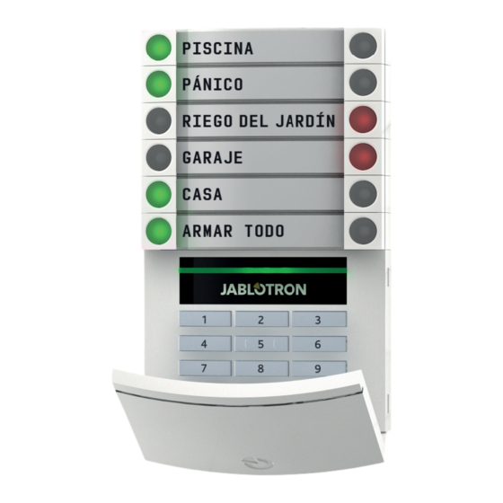 jablotron 100+ Manual Del Usuario