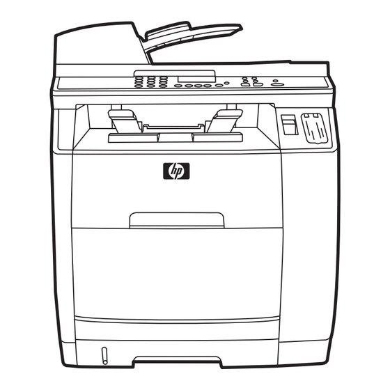 HP Color LaserJet 2820 Guía De Referencia Avanzada De Conexión