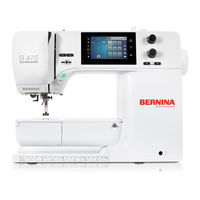 Bernina 475 QE Instrucciones De Uso