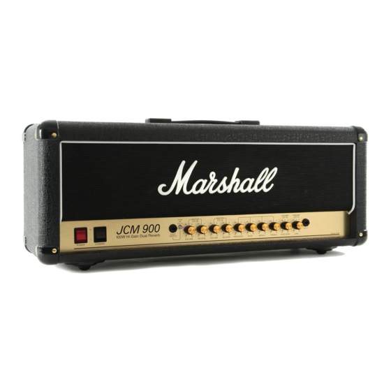 Marshall JCM900 4100 Guia De Inicio Rapido