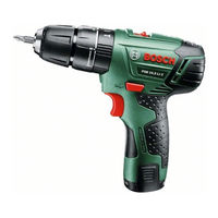 Bosch WEU PSB 10,8 LI-2 Manual Original
