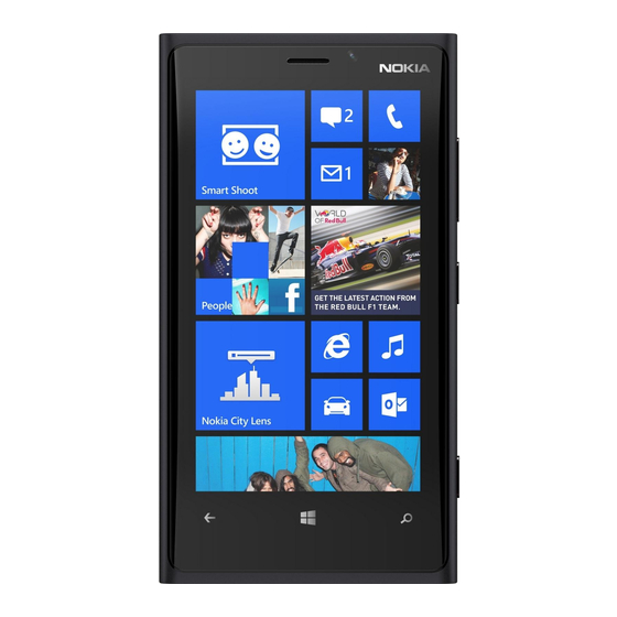 Nokia Lumia 920 Manual Del Usuario