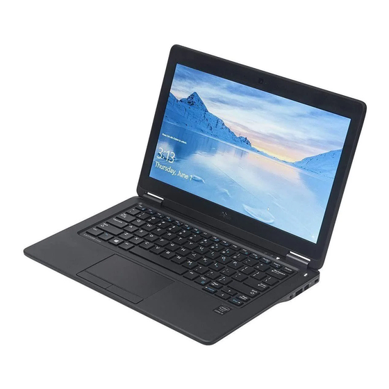 Dell Latitude E7250 Manual Del Propietário