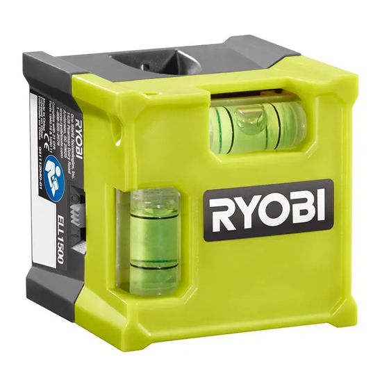 Ryobi ELL1500 Manual De Instrucciones