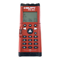 Hilti PD 28 Instrucciones De Uso