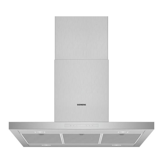 Siemens LF97BCP50 Manual De Usuario E Instrucciones De Montaje