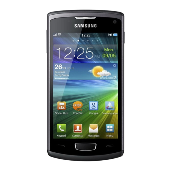 Samsung GT-S8600 Manual De Usuario