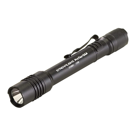 StreamLight PROTAC 2AA Guia De Inicio Rapido