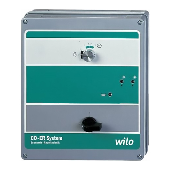 Wilo ER 2 Instrucciones De Instalación Y Servicio