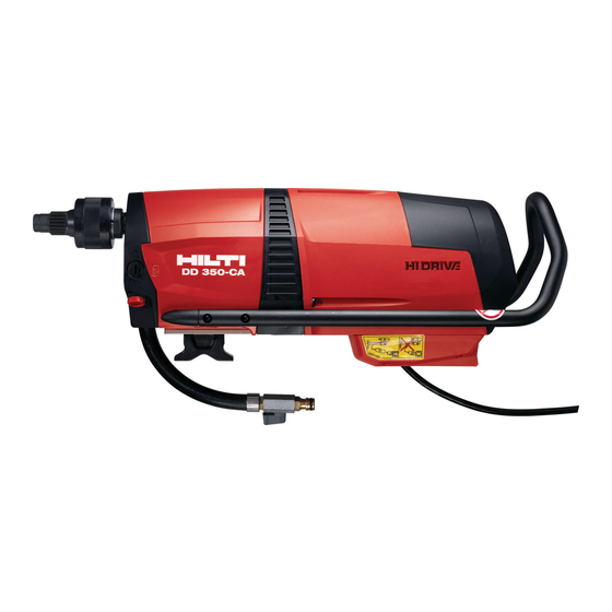 Hilti DD 350-CA Manual De Instrucciones