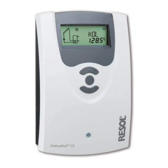 Resol DeltaSol CS/2 Manual Para El Instalador Especializado