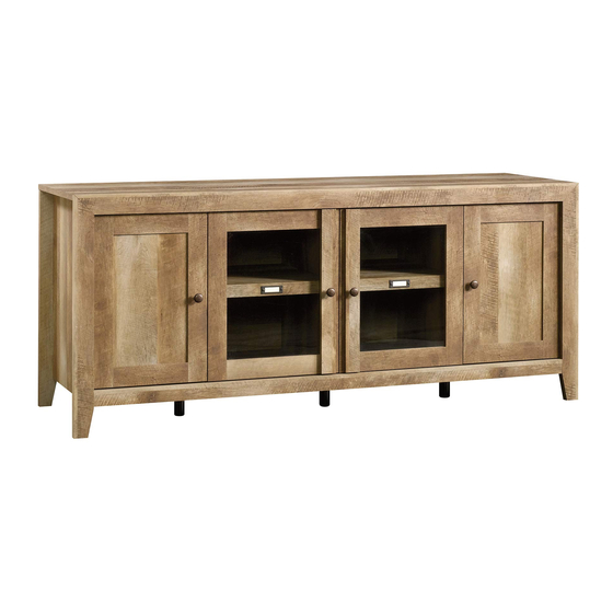 Sauder Credenza 420408 Manual De Instrucciones