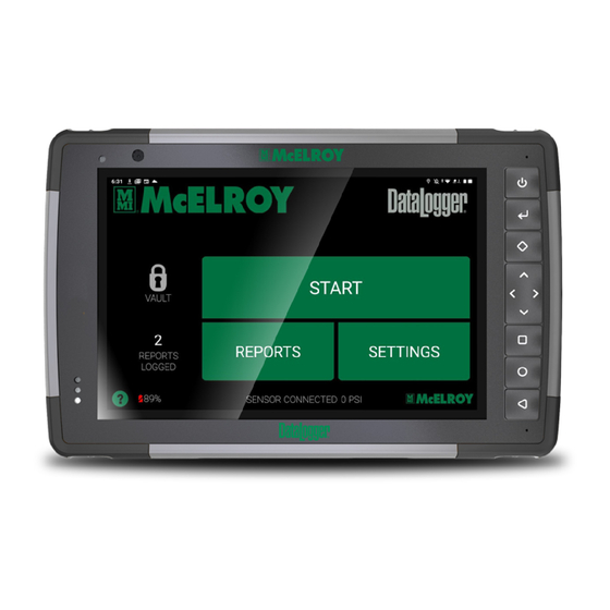 McElroy DATALOGGER 7 Guia De Inicio Rapido