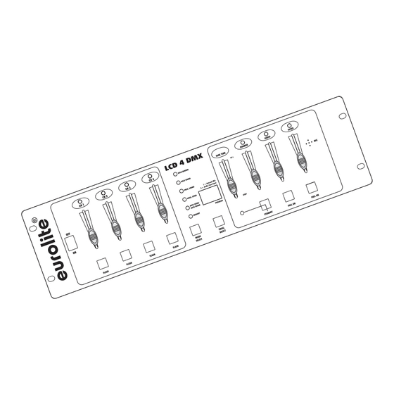EuroLite LCD-4 Manual Del Usuario