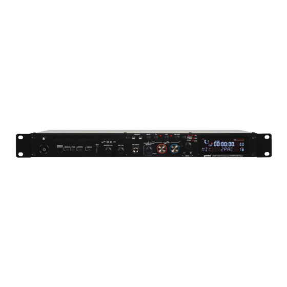 Gemini CDMP-1400 Manual De Instrucciones