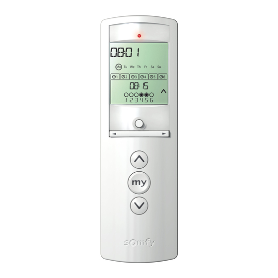 SOMFY Telis 6 Chronis RTS Manual Del Usuario