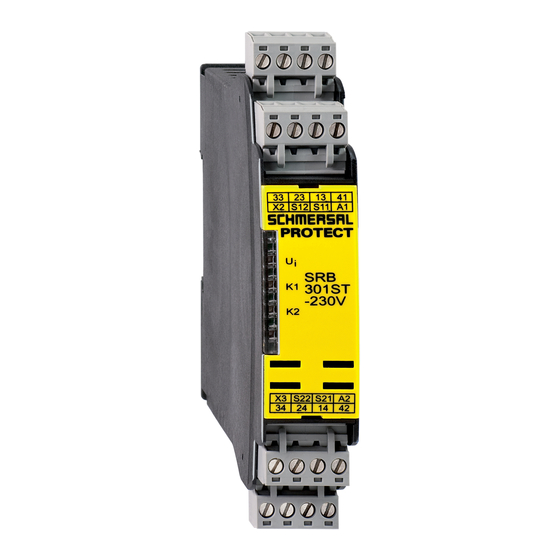 schmersal SRB 301ST-230V Manual De Instrucciones