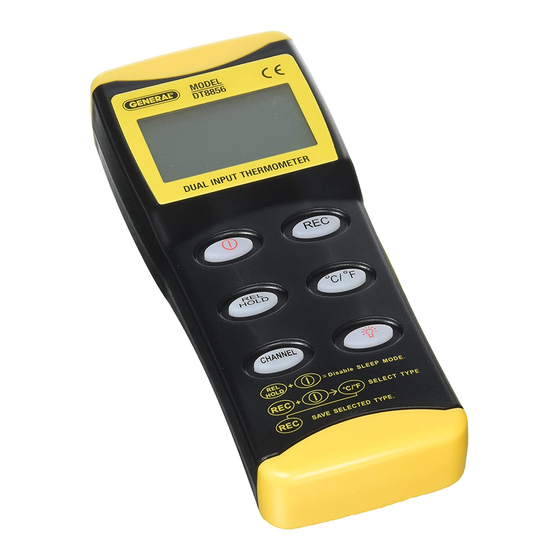 General DT8852 Manual Del Usuario