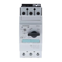 Siemens SIRIUS 3RV1.3 Instructivo