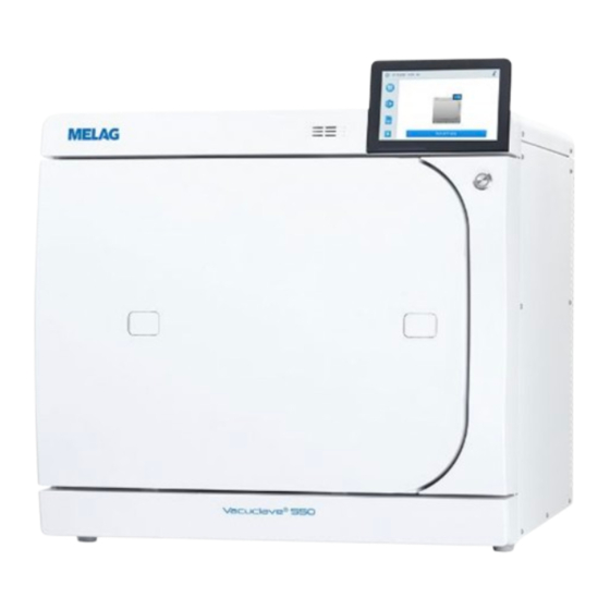 MELAG Vacuclave 550 Manual De Uso