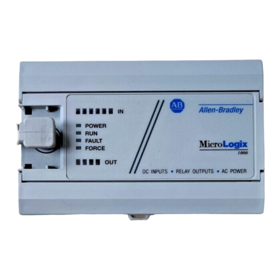 Allen-Bradley Rockwell MicroLogix 1000 Manual De Instrucciones