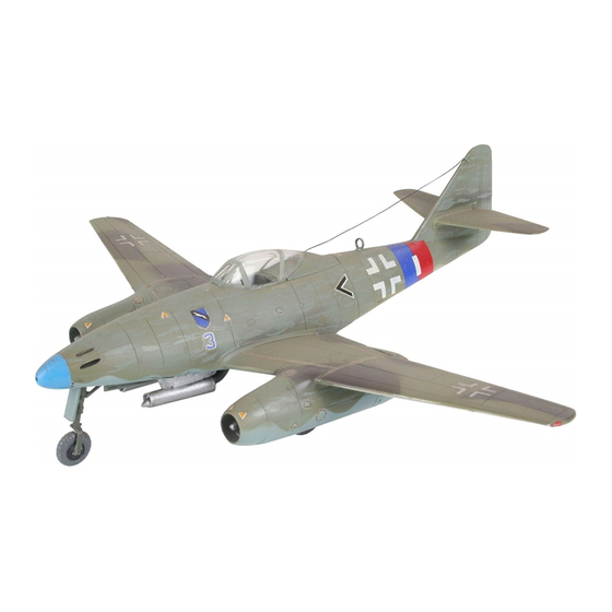 REVELL MESSERSCHMITT Me 262 A-1a Manual De Instrucciones