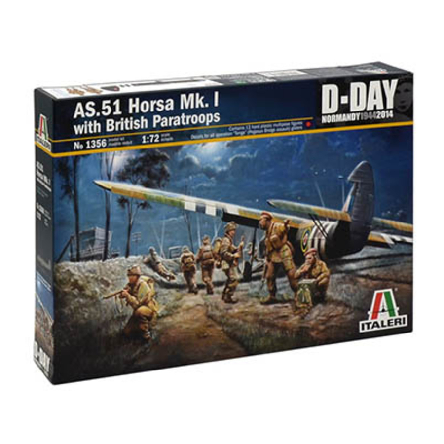 Italeri AS.51 Horsa Mk.I Instrucciones De Montaje