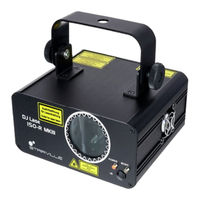 Thomann Stairville DJ Lase 150-R MK-III Manual De Instrucciones