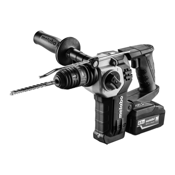 Metabo KHA 18 LTX BL 24 Quick Manual Original
